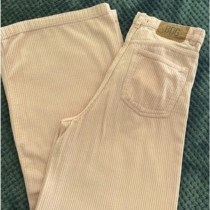PINK BDG Cords High Waist/Wide Leg Pants from UO